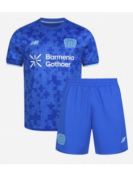 Billige Bayer Leverkusen Tredjedraktsett Barn 2025-26 Kortermet (+ Korte bukser)